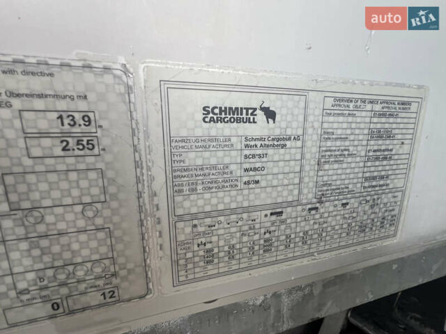 Шмитц Каргобулл SCB S3T, объемом двигателя 0 л и пробегом 400 тыс. км за 13600 $, фото 11 на Automoto.ua