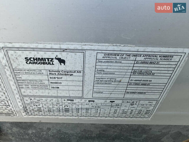 Шмітц Каргобулл SCB S3T, об'ємом двигуна 0 л та пробігом 100 тис. км за 16900 $, фото 4 на Automoto.ua