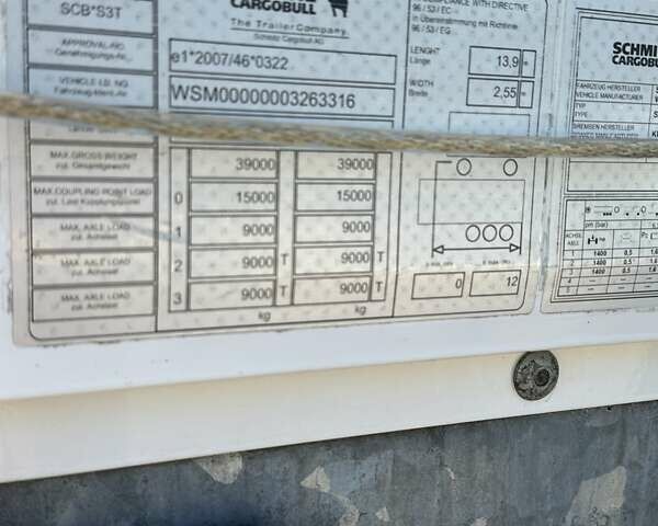Шмитц Каргобулл SCB S3T, объемом двигателя 0 л и пробегом 450 тыс. км за 18257 $, фото 85 на Automoto.ua