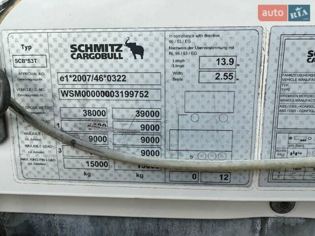 Серый Шмитц Каргобулл SCB S3T, объемом двигателя 0 л и пробегом 100 тыс. км за 13453 $, фото 23 на Automoto.ua