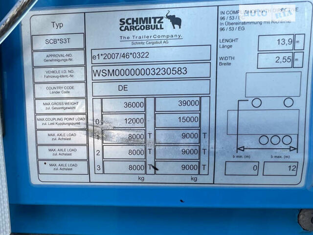 Серый Шмитц Каргобулл SCB S3T, объемом двигателя 0 л и пробегом 500 тыс. км за 21900 $, фото 41 на Automoto.ua