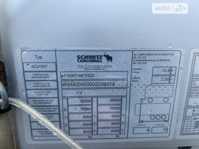 Серый Шмитц Каргобулл SCB S3T, объемом двигателя 0 л и пробегом 100 тыс. км за 19900 $, фото 13 на Automoto.ua