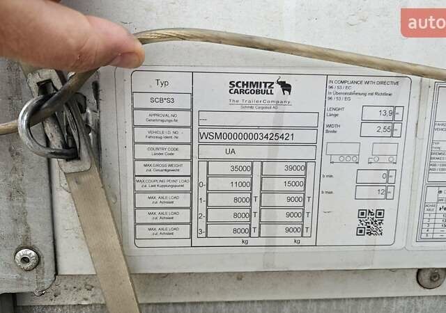 Сірий Шмітц Каргобулл SCB S3T, об'ємом двигуна 0 л та пробігом 250 тис. км за 37000 $, фото 13 на Automoto.ua