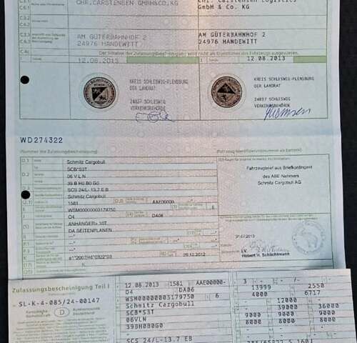 Синий Шмитц Каргобулл SCB S3T, объемом двигателя 0 л и пробегом 1 тыс. км за 11500 $, фото 15 на Automoto.ua