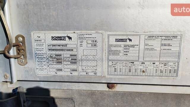 Черный Шмитц Каргобулл SCS, объемом двигателя 0 л и пробегом 0 тыс. км за 12200 $, фото 18 на Automoto.ua