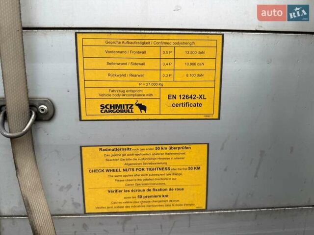 Серый Шмитц Каргобулл SCS, объемом двигателя 0 л и пробегом 665 тыс. км за 17900 $, фото 20 на Automoto.ua