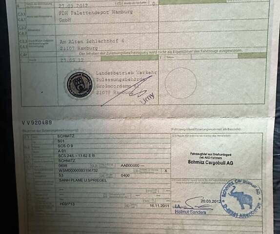 Красный Шмитц Каргобулл SCS 24/L, объемом двигателя 0 л и пробегом 1 тыс. км за 11500 $, фото 15 на Automoto.ua