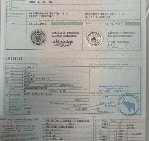 Серый Шмитц Каргобулл SCS 24/L, объемом двигателя 0 л и пробегом 1 тыс. км за 10500 $, фото 17 на Automoto.ua