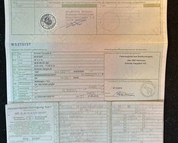 Серый Шмитц Каргобулл SCS 24/L, объемом двигателя 0 л и пробегом 1 тыс. км за 14900 $, фото 18 на Automoto.ua