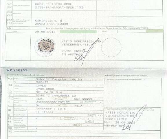 Зеленый Шмитц Каргобулл SGF S3, объемом двигателя 0 л и пробегом 1 тыс. км за 29900 $, фото 19 на Automoto.ua