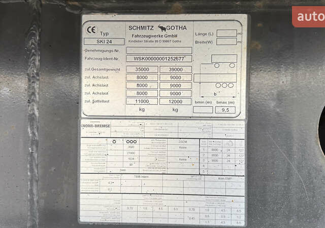 Серый Шмитц Каргобулл SKI, объемом двигателя 0 л и пробегом 0 тыс. км за 21999 $, фото 21 на Automoto.ua