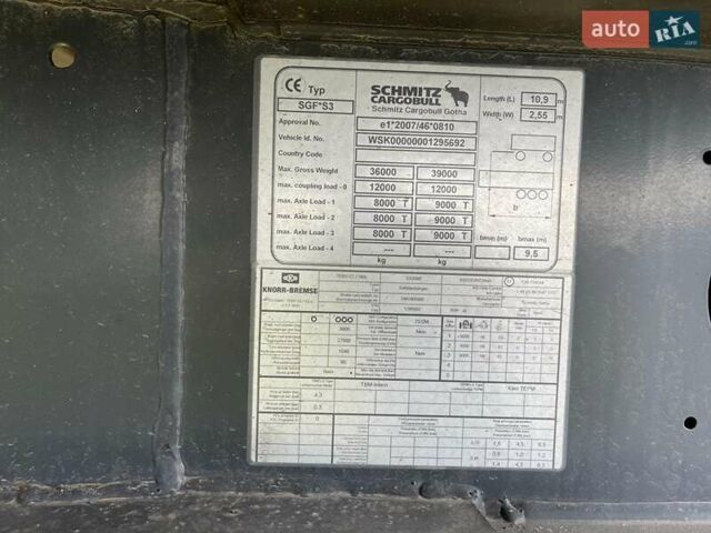 Серый Шмитц Каргобулл SKI, объемом двигателя 0 л и пробегом 0 тыс. км за 32503 $, фото 7 на Automoto.ua