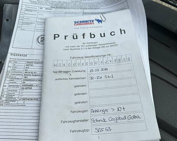 Синий Шмитц Каргобулл SKI, объемом двигателя 0 л и пробегом 777 тыс. км за 35800 $, фото 9 на Automoto.ua