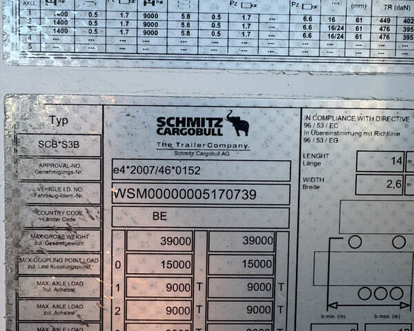 Белый Шмитц Каргобулл SKO 24, объемом двигателя 0 л и пробегом 200 тыс. км за 34900 $, фото 26 на Automoto.ua
