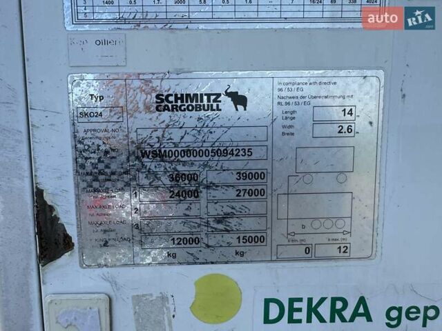 Сірий Шмітц Каргобулл SKO 24, об'ємом двигуна 0 л та пробігом 1 тис. км за 18500 $, фото 7 на Automoto.ua