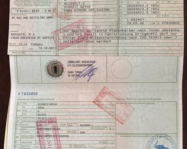 Сірий Шмітц Каргобулл SKO 24, об'ємом двигуна 0 л та пробігом 333 тис. км за 18304 $, фото 2 на Automoto.ua