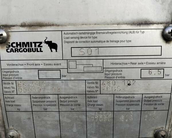 Серый Шмитц Каргобулл SPR 24, объемом двигателя 0 л и пробегом 1 тыс. км за 7000 $, фото 13 на Automoto.ua