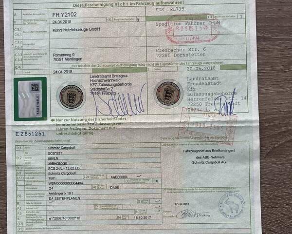 Сірий Шмітз SCB, об'ємом двигуна 0 л та пробігом 47 тис. км за 19429 $, фото 26 на Automoto.ua