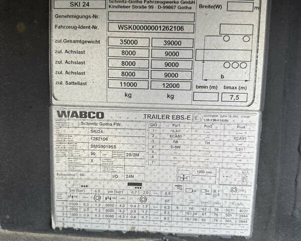 Белый Шмитз СКИ, объемом двигателя 0 л и пробегом 0 тыс. км за 22000 $, фото 6 на Automoto.ua