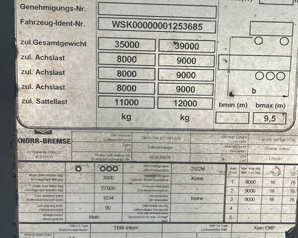 Сірий Шмітз СКІ, об'ємом двигуна 0 л та пробігом 100 тис. км за 33000 $, фото 19 на Automoto.ua