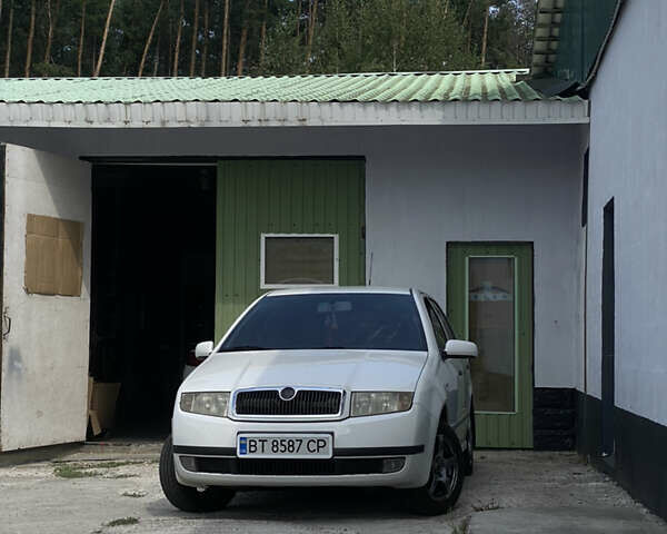 Белый Шкода Фабия, объемом двигателя 1.4 л и пробегом 182 тыс. км за 3500 $, фото 1 на Automoto.ua