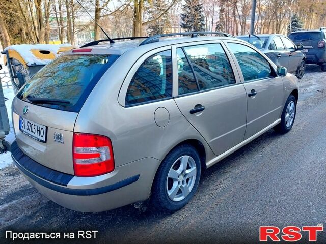 Бежевий Шкода Фабія, об'ємом двигуна 1.4 л та пробігом 215 тис. км за 4700 $, фото 7 на Automoto.ua