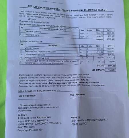 Бежевый Шкода Фабия, объемом двигателя 1.39 л и пробегом 214 тыс. км за 4800 $, фото 10 на Automoto.ua