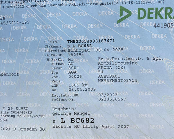 Бежевий Шкода Фабія, об'ємом двигуна 1.6 л та пробігом 185 тис. км за 5999 $, фото 19 на Automoto.ua
