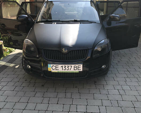 Черный Шкода Фабия, объемом двигателя 1.4 л и пробегом 156 тыс. км за 4100 $, фото 3 на Automoto.ua