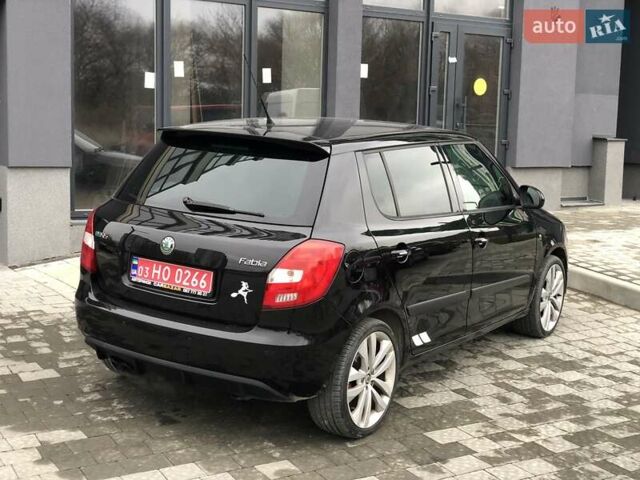 Черный Шкода Фабия, объемом двигателя 1.4 л и пробегом 170 тыс. км за 8750 $, фото 12 на Automoto.ua