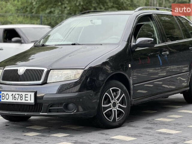 Шкода Фабия 2004 в Тернополе на Automoto.ua Черный Шкода Фабия, объемом двигателя 1.4 л и пробегом 261 тыс. км за 3950 $, фото 1 на Automoto.ua