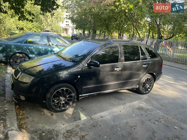 Черный Шкода Фабия, объемом двигателя 1.9 л и пробегом 350 тыс. км за 5700 $, фото 3 на Automoto.ua