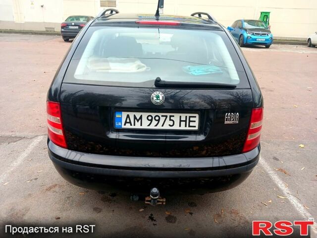 Чорний Шкода Фабія, об'ємом двигуна 1.4 л та пробігом 224 тис. км за 4500 $, фото 9 на Automoto.ua