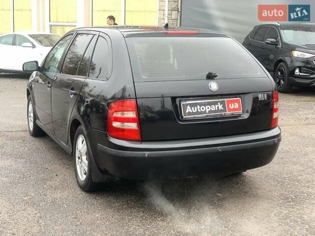 Черный Шкода Фабия, объемом двигателя 1.4 л и пробегом 308 тыс. км за 3390 $, фото 6 на Automoto.ua