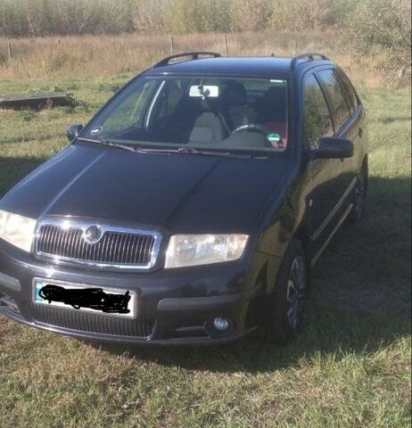 Черный Шкода Фабия, объемом двигателя 1.4 л и пробегом 208 тыс. км за 4000 $, фото 1 на Automoto.ua