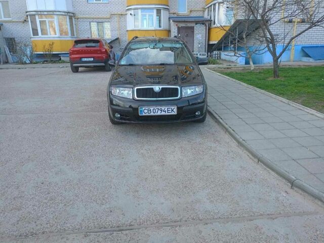 Чорний Шкода Фабія, об'ємом двигуна 1.4 л та пробігом 202 тис. км за 4650 $, фото 1 на Automoto.ua