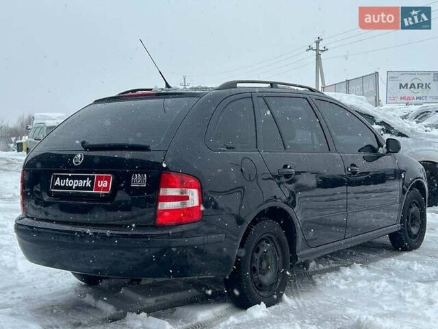 Черный Шкода Фабия, объемом двигателя 1.4 л и пробегом 276 тыс. км за 5440 $, фото 7 на Automoto.ua