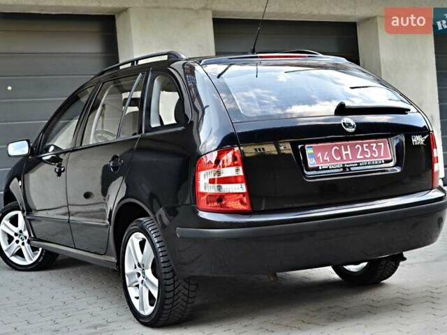 Черный Шкода Фабия, объемом двигателя 1.4 л и пробегом 170 тыс. км за 5050 $, фото 8 на Automoto.ua
