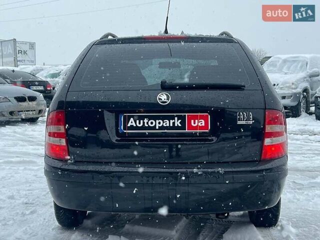 Черный Шкода Фабия, объемом двигателя 1.4 л и пробегом 276 тыс. км за 5440 $, фото 6 на Automoto.ua