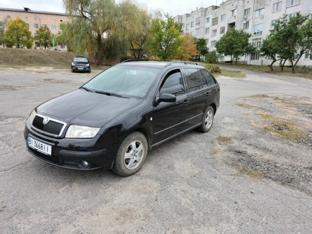 Чорний Шкода Фабія, об'ємом двигуна 1.4 л та пробігом 180 тис. км за 4700 $, фото 1 на Automoto.ua