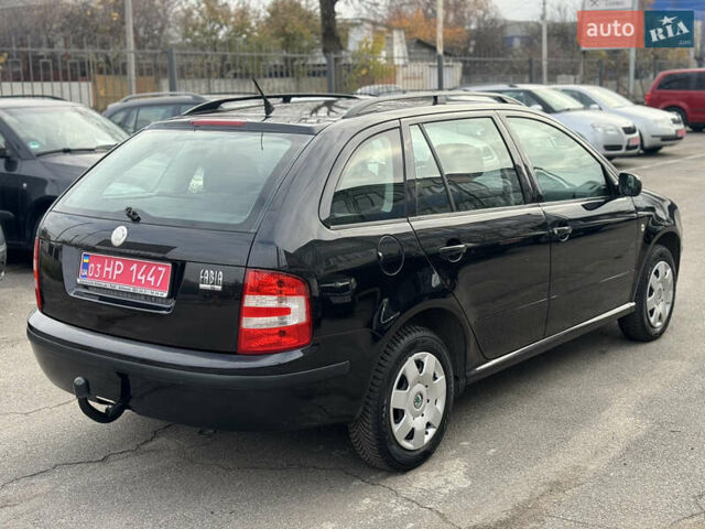 Черный Шкода Фабия, объемом двигателя 1.4 л и пробегом 173 тыс. км за 4900 $, фото 7 на Automoto.ua