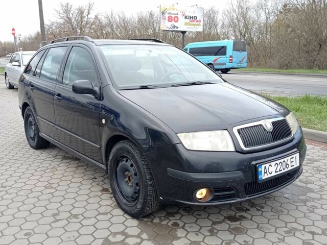 Чорний Шкода Фабія, об'ємом двигуна 2 л та пробігом 386 тис. км за 4994 $, фото 1 на Automoto.ua