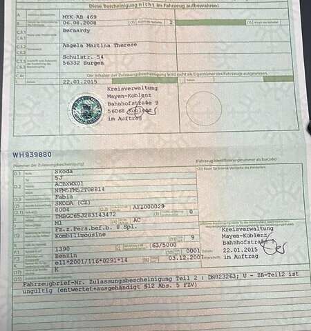 Черный Шкода Фабия, объемом двигателя 1.4 л и пробегом 183 тыс. км за 5500 $, фото 35 на Automoto.ua