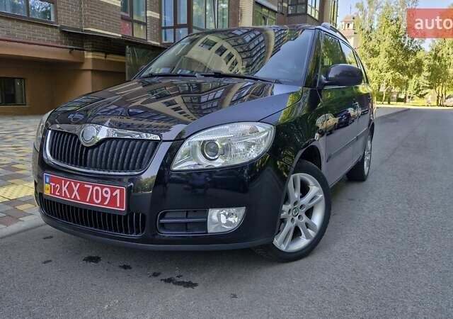 Черный Шкода Фабия, объемом двигателя 1.6 л и пробегом 175 тыс. км за 6450 $, фото 1 на Automoto.ua