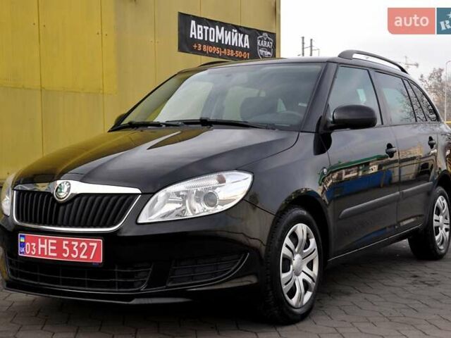 Черный Шкода Фабия, объемом двигателя 1.2 л и пробегом 196 тыс. км за 5700 $, фото 2 на Automoto.ua