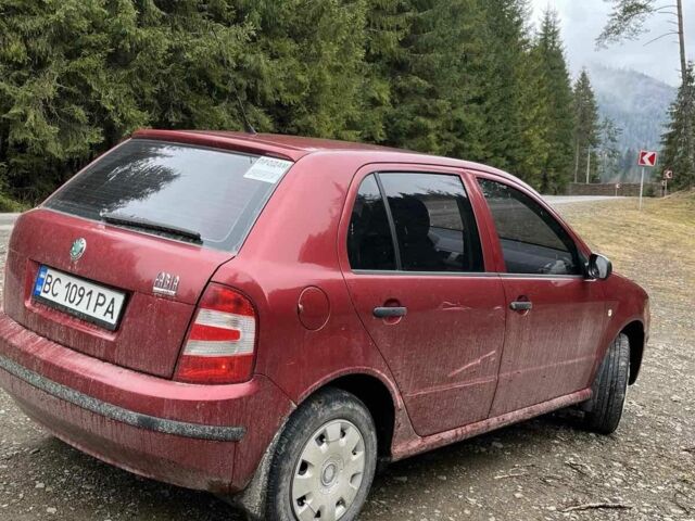 Красный Шкода Фабия, объемом двигателя 1.2 л и пробегом 169 тыс. км за 3500 $, фото 3 на Automoto.ua