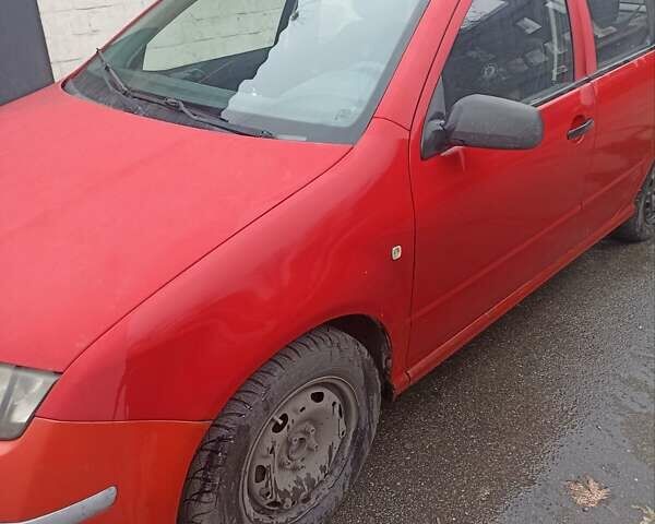 Красный Шкода Фабия, объемом двигателя 1.2 л и пробегом 409 тыс. км за 1800 $, фото 5 на Automoto.ua
