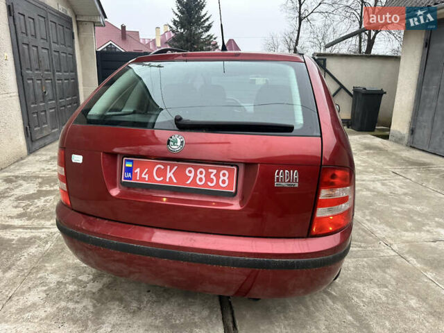 Красный Шкода Фабия, объемом двигателя 1.4 л и пробегом 169 тыс. км за 4200 $, фото 20 на Automoto.ua