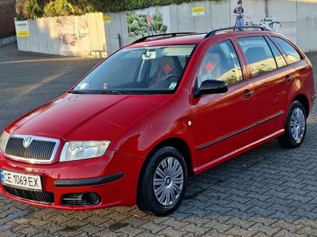 Червоний Шкода Фабія, об'ємом двигуна 1.4 л та пробігом 159 тис. км за 3830 $, фото 1 на Automoto.ua