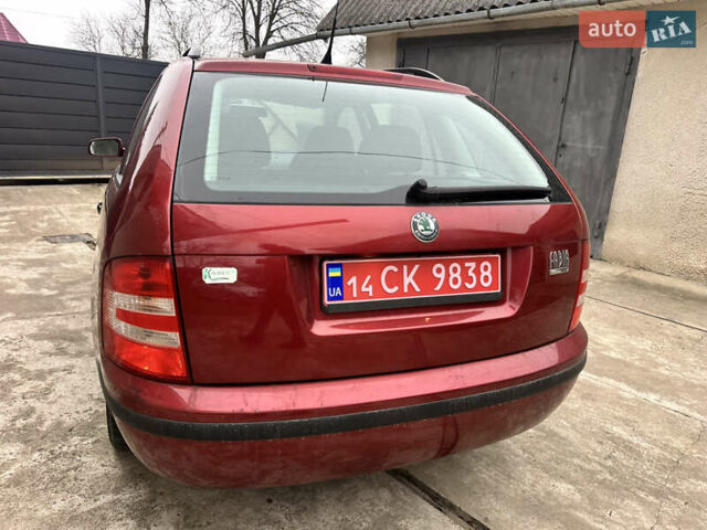 Красный Шкода Фабия, объемом двигателя 1.4 л и пробегом 169 тыс. км за 4200 $, фото 21 на Automoto.ua